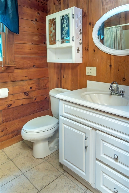 119 Long Plain Road Leverett, MA 01054 - Photo 30 of 38 a bathroom with a sink a toilet and mirror