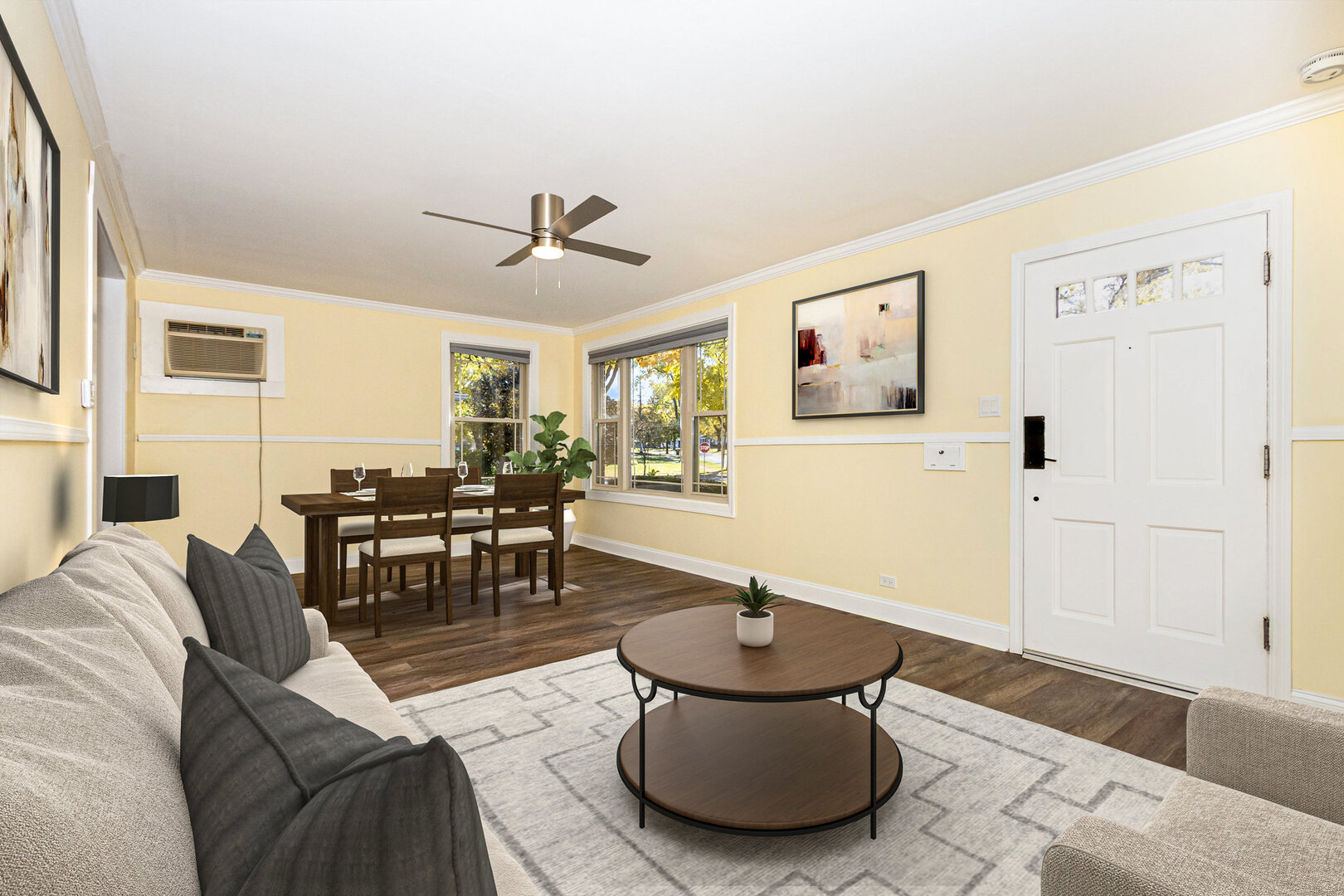 2514 Spruce Road Homewood, IL 60430 - Photo 2 of 18 a living room with furniture and a large window