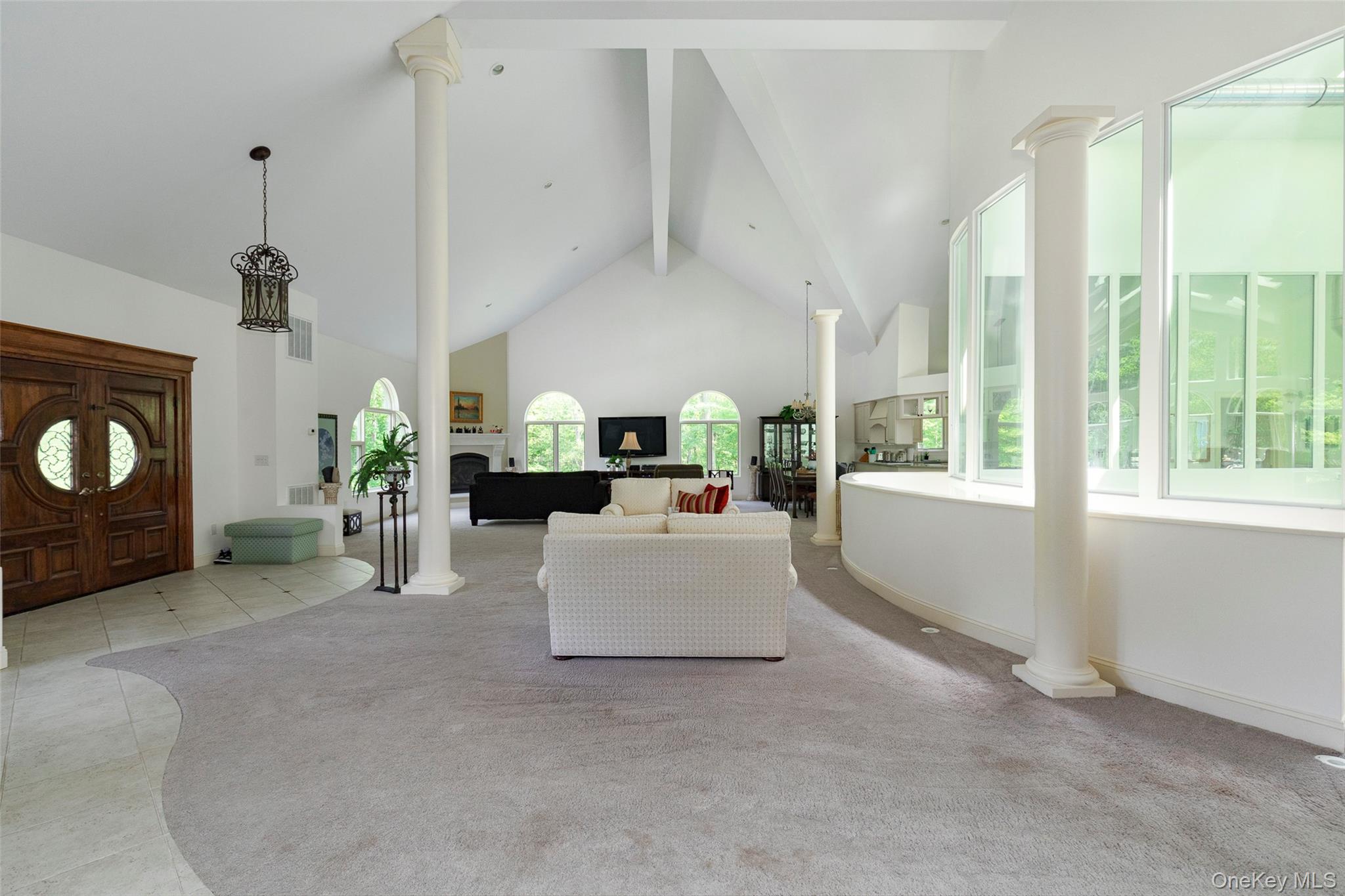 126 Old Hopewell Road Wappingers Falls, NY 12590 - Photo 5 of 38 a living room with furniture and a fireplace