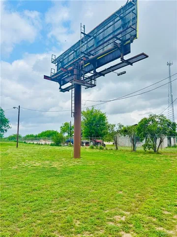 a view of a backyard with a garden