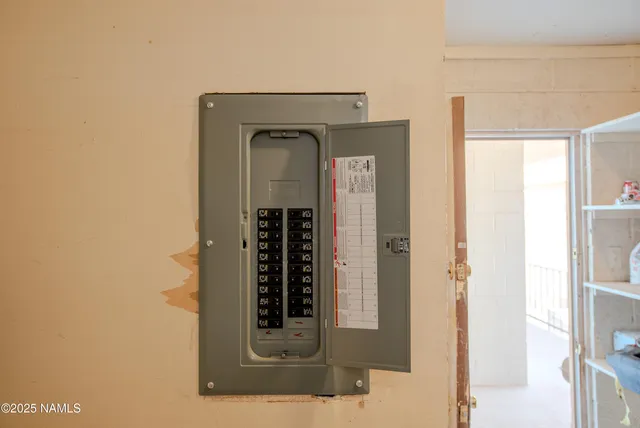 a room with storage and utility