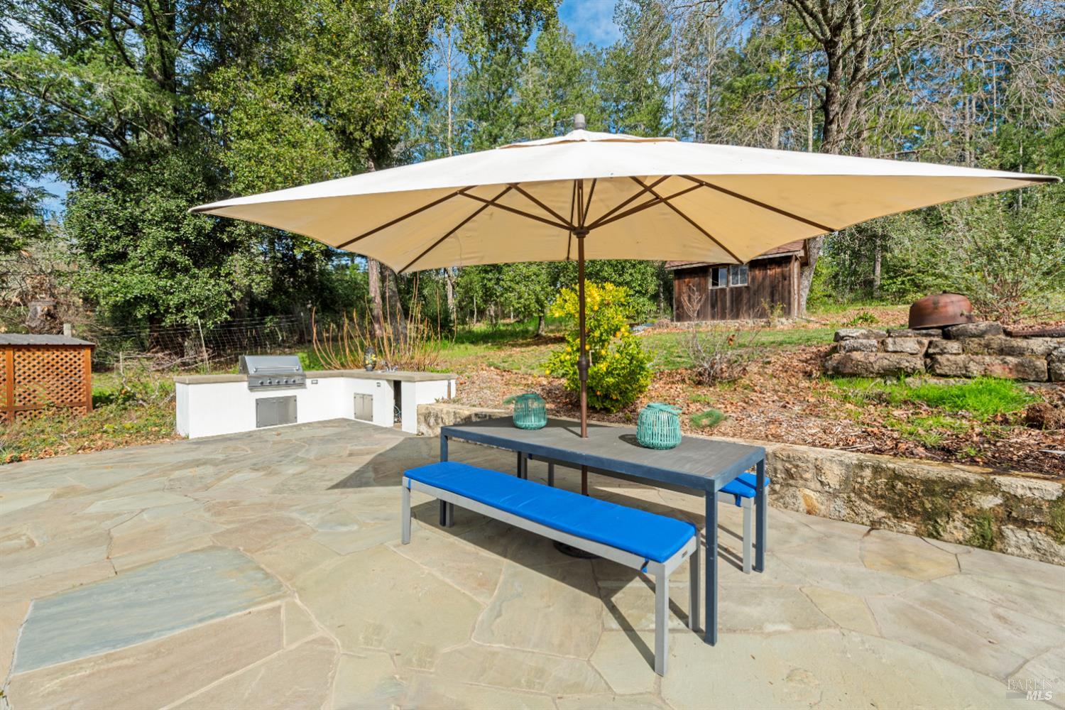 405 Cold Springs Road Angwin, CA 94508 - Photo 34 of 48 Outdoor Kitchen/BBQ