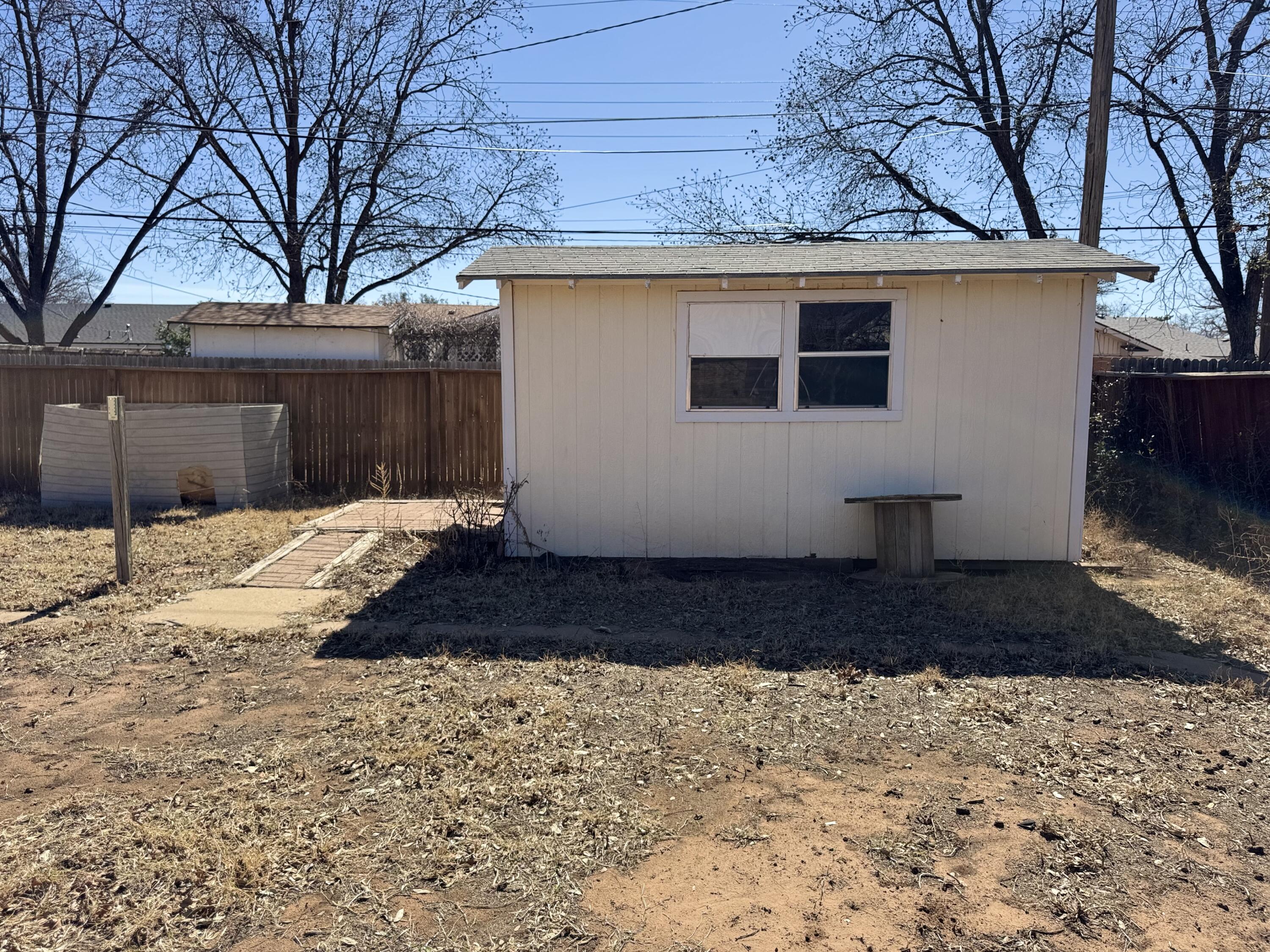 2115 62nd Street Lubbock, TX 79412 - Photo 6 of 15 a view of a backyard of the house