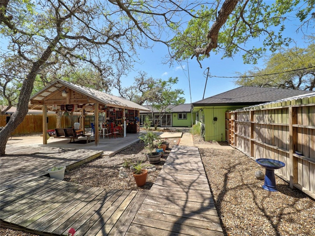 202 Sunset Ingleside, TX 78362 - Photo 30 of 40 a view of a house with backyard porch and sitting area