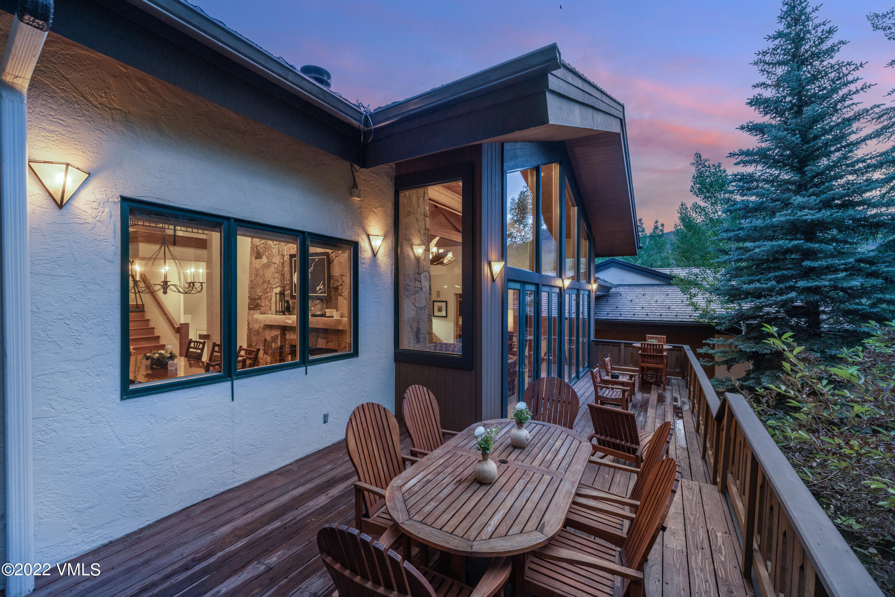 355 Forest Road, Unit B Vail, CO 81657 - Photo 18 of 36 a view of a two chairs in the balcony