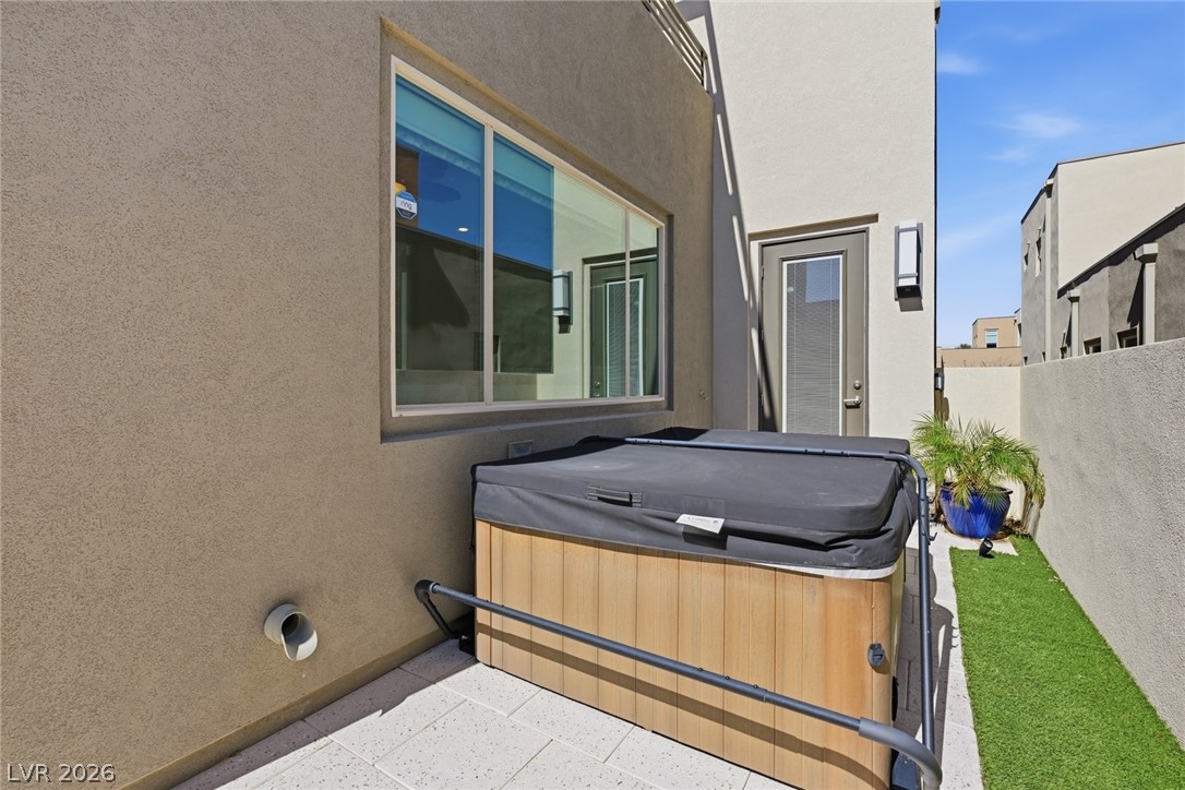 4246 Swift Street Las Vegas, NV 89135 - Photo 52 of 71 View of patio with a hot tub