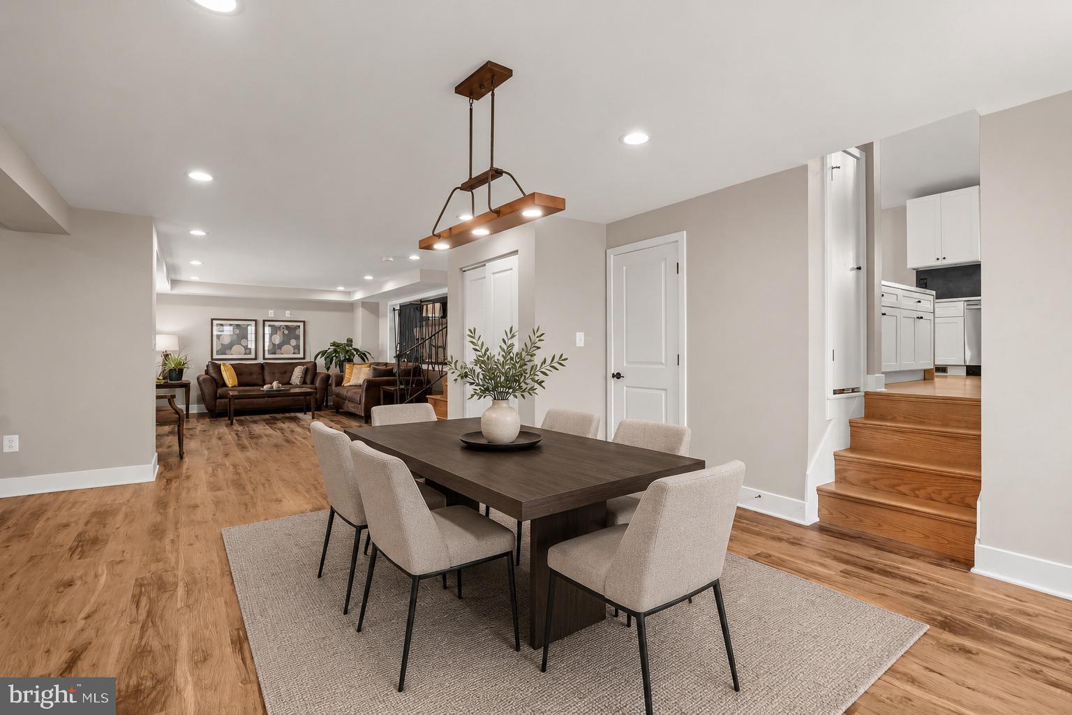 7442 Ricksway Road Baltimore, MD 21208 - Photo 17 of 48 Dining Room - Virtually Staged
