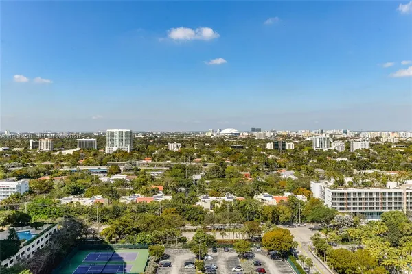 a view of a tennis court