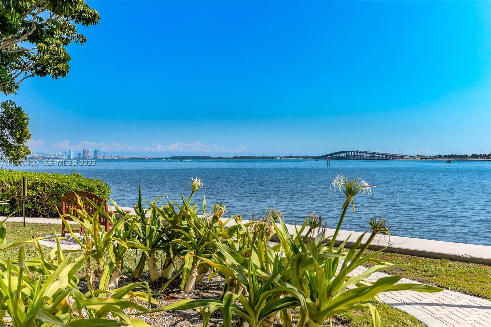 2451 Brickell Avenue, Unit PHM Miami, FL 33129 - Photo 39 of 40 a view of a lake with a building in the background