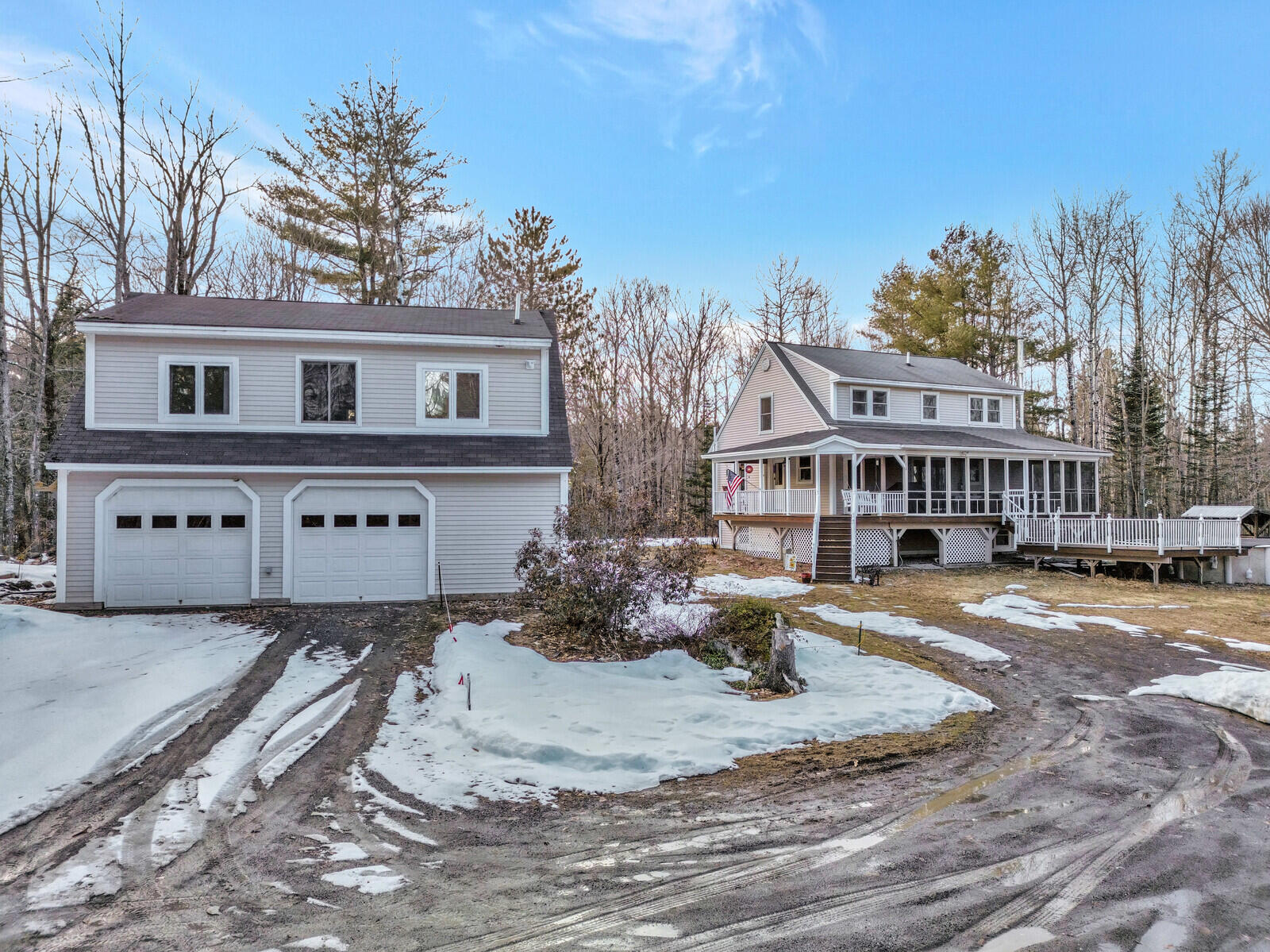 18 Doyen Road Starks, ME 04911 - Photo 4 of 57 Exterior Garage/Front