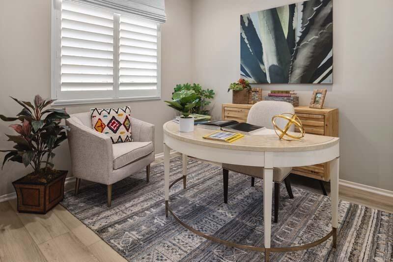 38902 Malva Rosa Drive Palmdale, CA 93551 - Photo 10 of 17 a view of a workspace with furniture and a potted plant