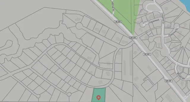 a bathroom with a white shower curtain and a shower curtain