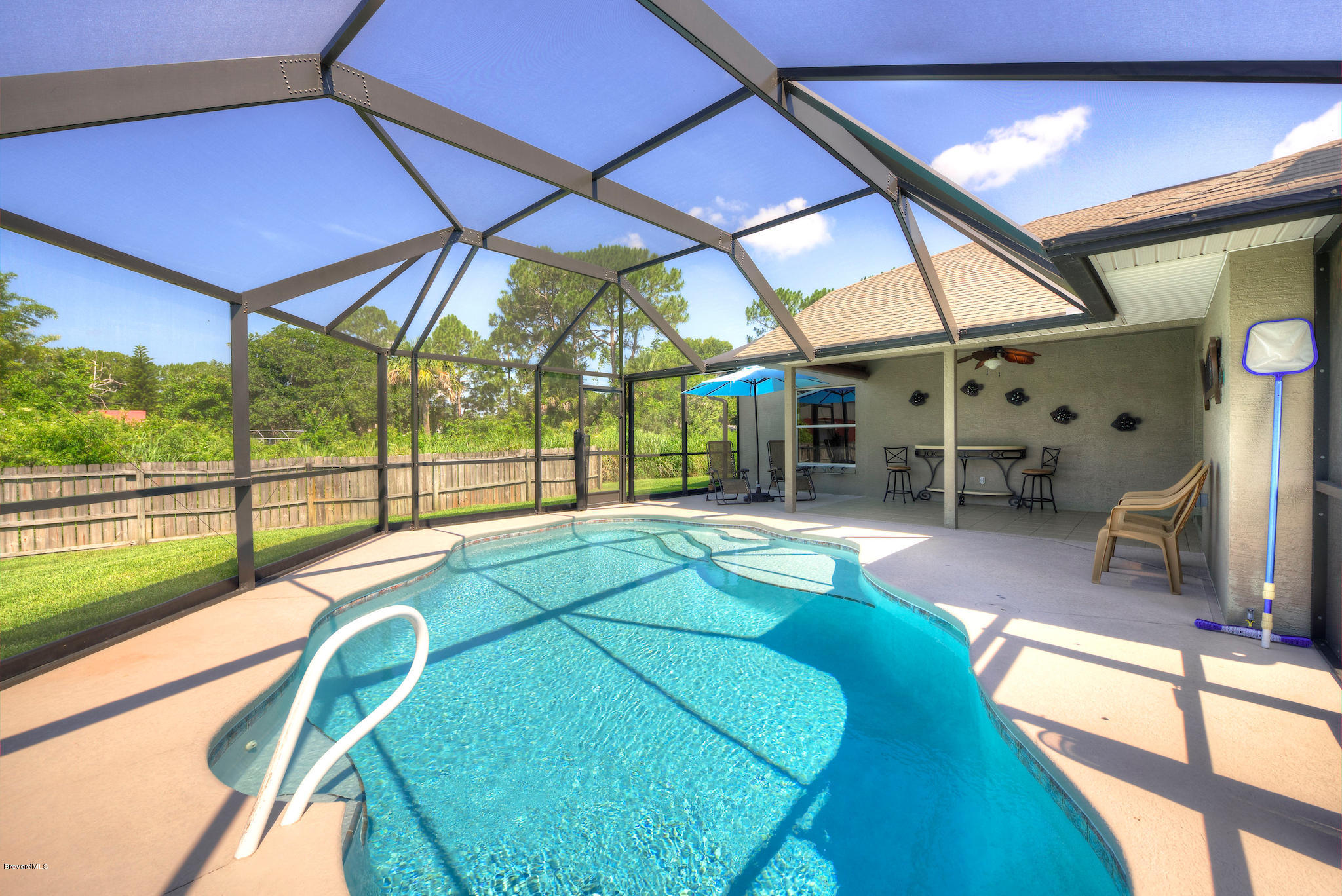 5695 Graham Street Cocoa, FL 32927 - Photo 24 of 26 screened in pool
