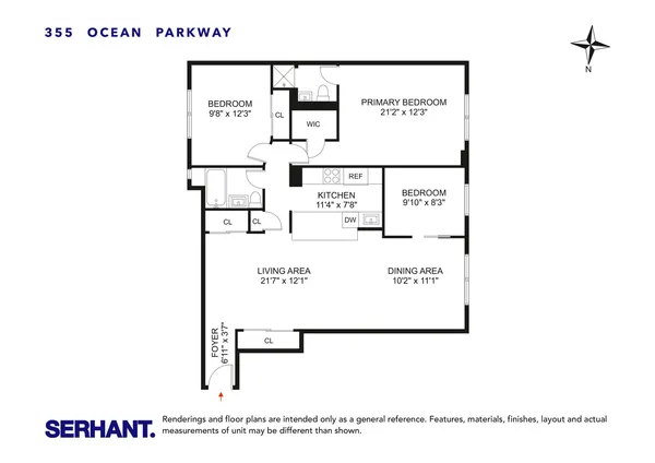 $845,000 | 399 Ocean Parkway, Unit 5C | Kensington