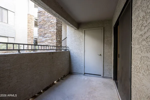 a view of balcony