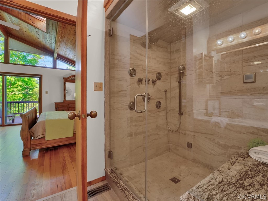 649 Kennsbury Road Hardyville, VA 23070 - Photo 23 of 50 a bathroom with a shower