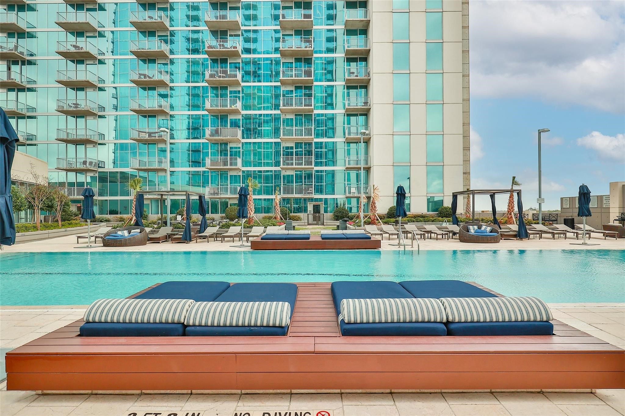 5925 Almeda Road, Unit 12308 Houston, TX 77004 - Photo 41 of 48 a view of swimming pool outdoor patio and outdoor seating
