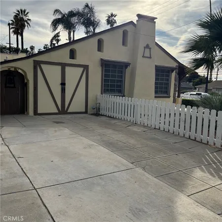 a view of outdoor space garage and deck