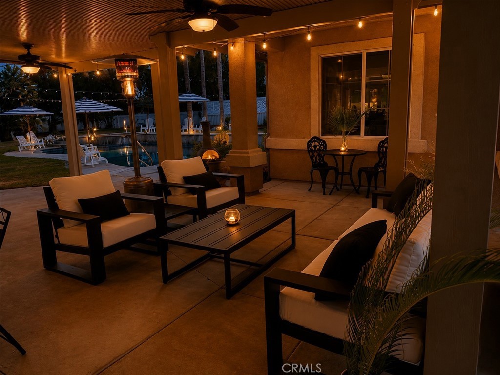 23841 Piedras Road Perris, CA 92570 - Photo 67 of 70 Lanai at night time