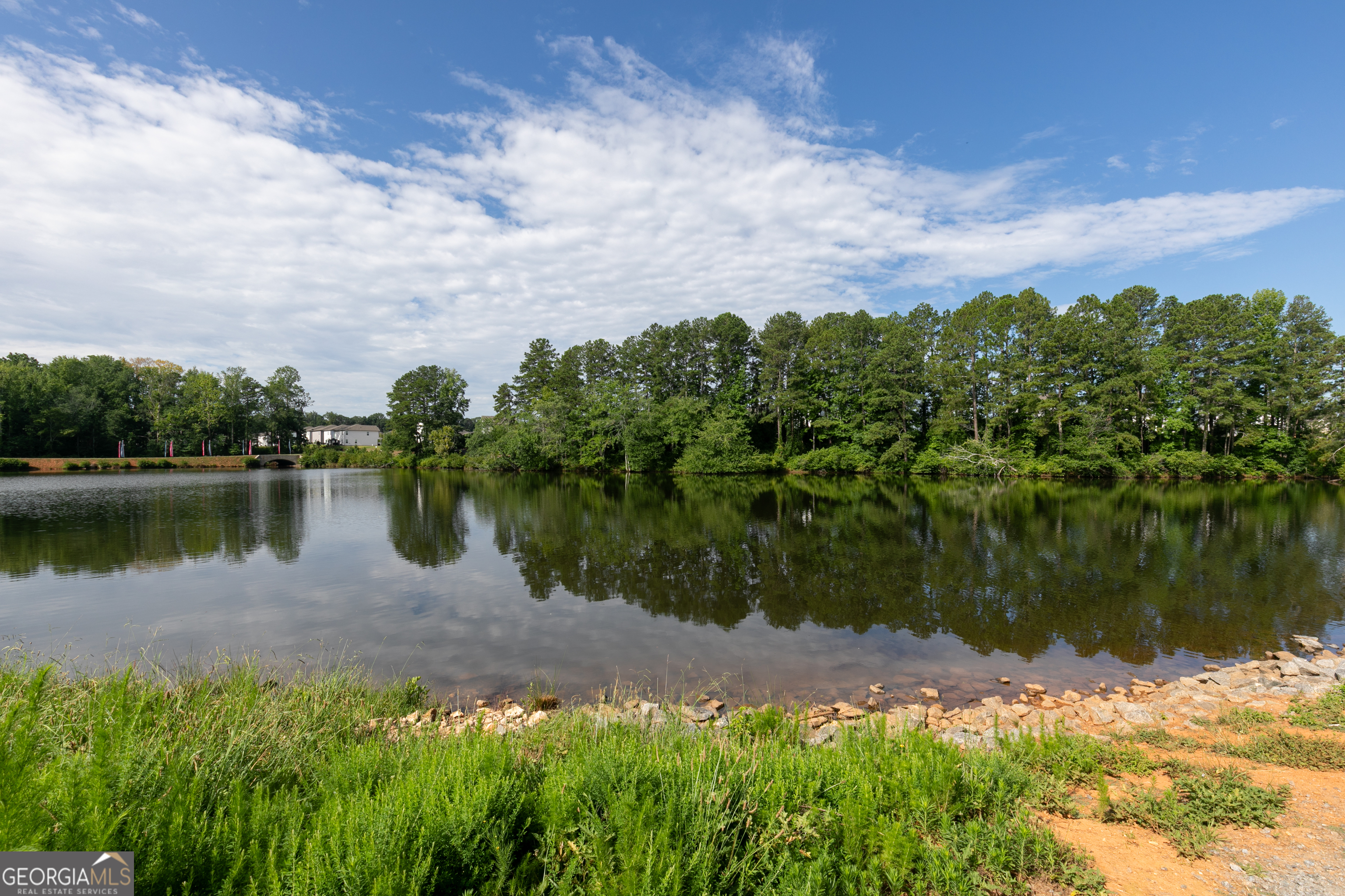 732 Coventry Cv Way Acworth, GA 30102 - Photo 16 of 41 a view of a lake with a yard