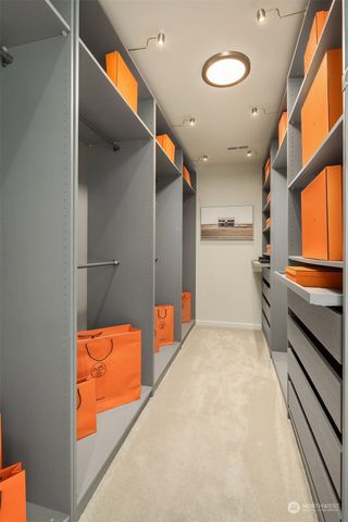 a view of hallway with stairs