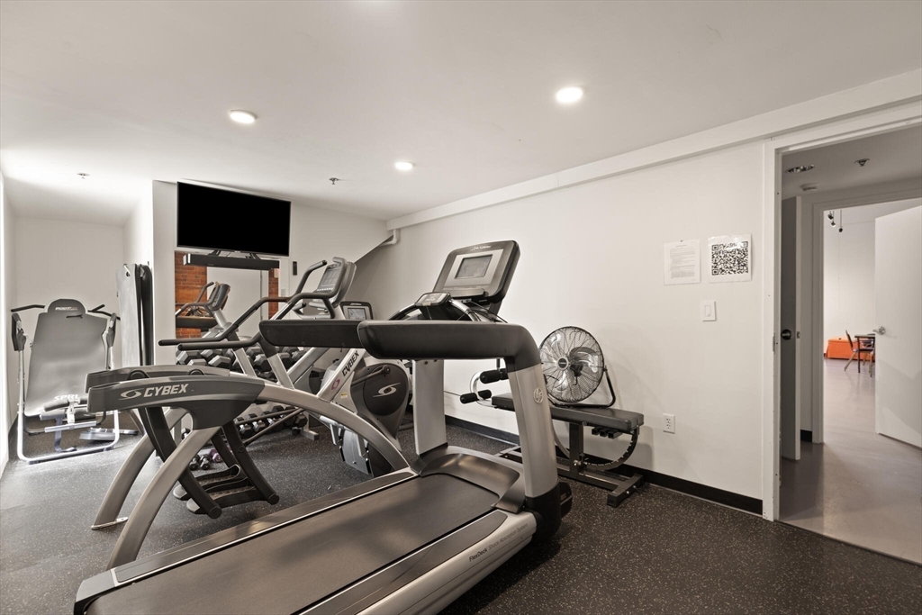 60 Dudley Street, Unit 32 Chelsea, MA 02150 - Photo 32 of 38 a view of a room with gym equipment