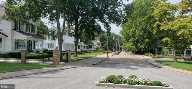 an aerial view of a multi story building