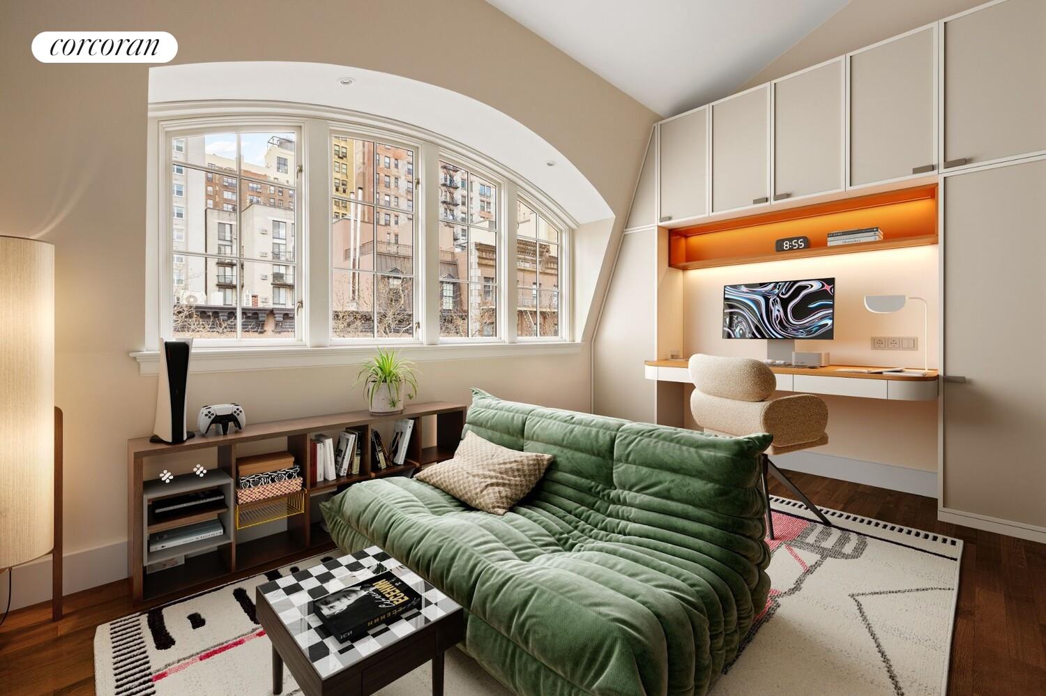 435 East 87th Street Manhattan, NY 10128 - Photo 33 of 36 a living room with furniture