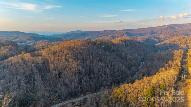 a view of city and mountain