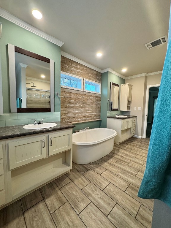 2636 East Fm 532 Schulenburg, TX 78956 - Photo 6 of 40 a bathroom with a double vanity sink and a mirror