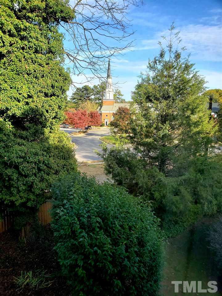 1401 Governors Court Raleigh, NC 27604 - Photo 29 of 30 Beautiful view of church next door. You can hear the bells ring! Quiet neighbor!