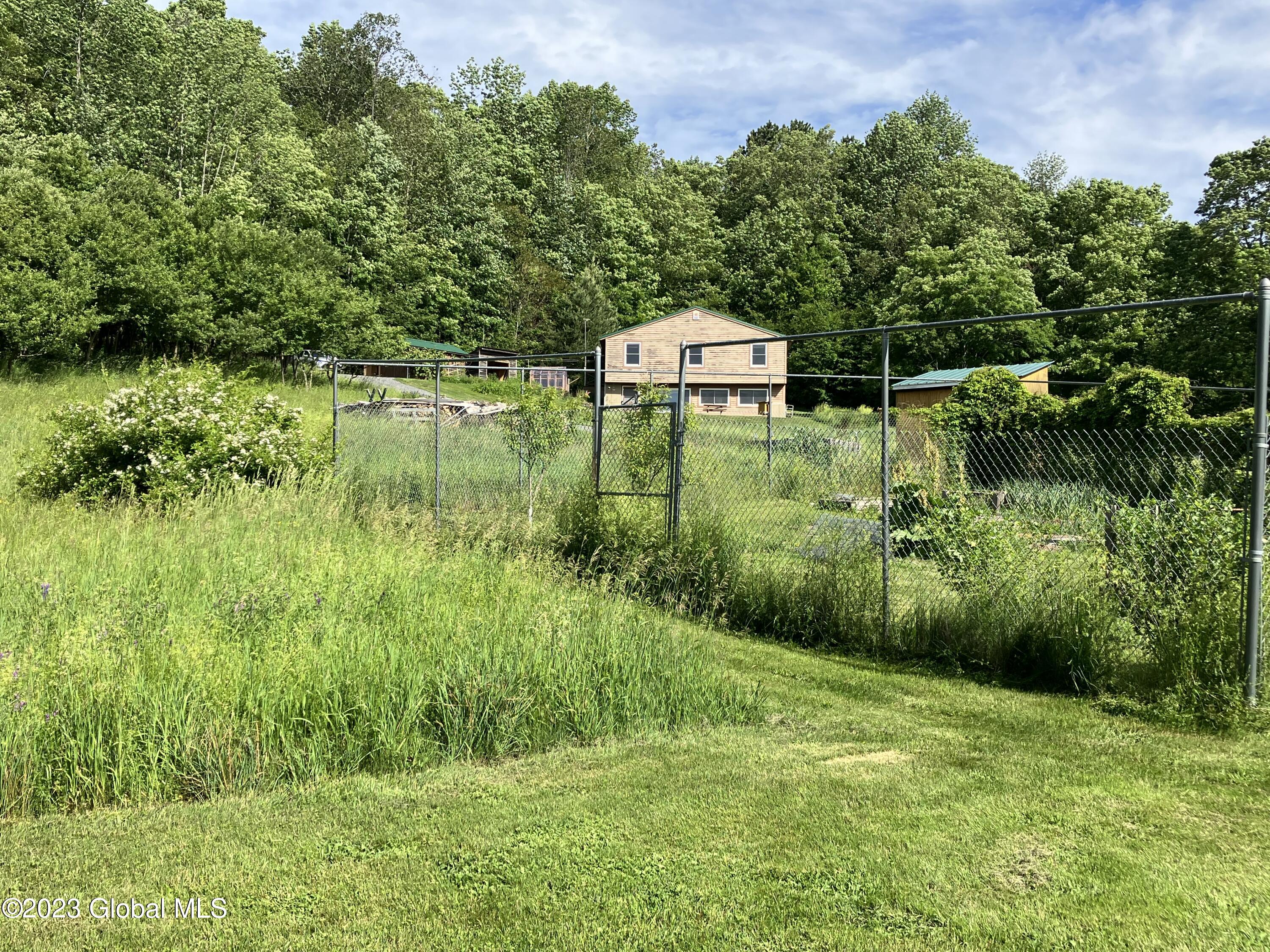 house beyond the garden