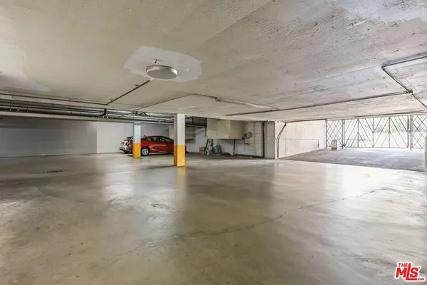 a view of a cars parking space