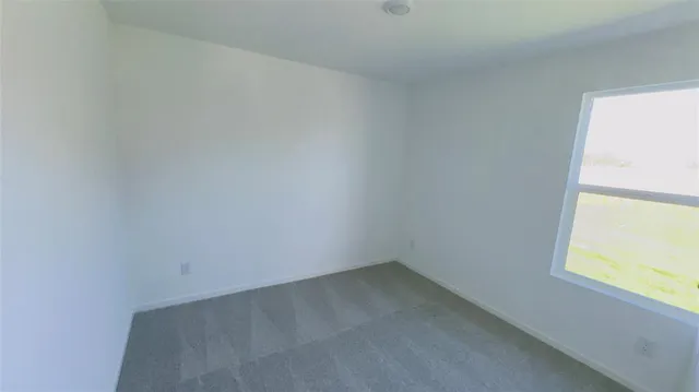 a view of a small space with window