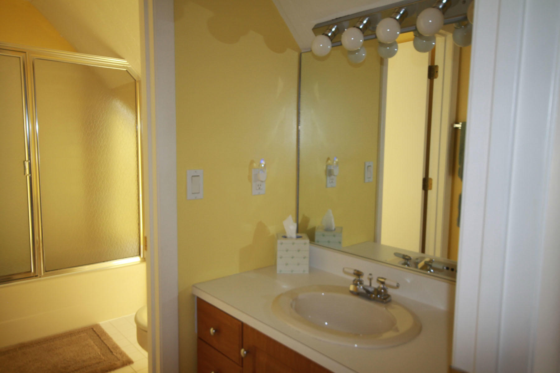 183 Fells Pond Road Mashpee, MA 02649 - Photo 13 of 19 a bathroom with a sink and a mirror