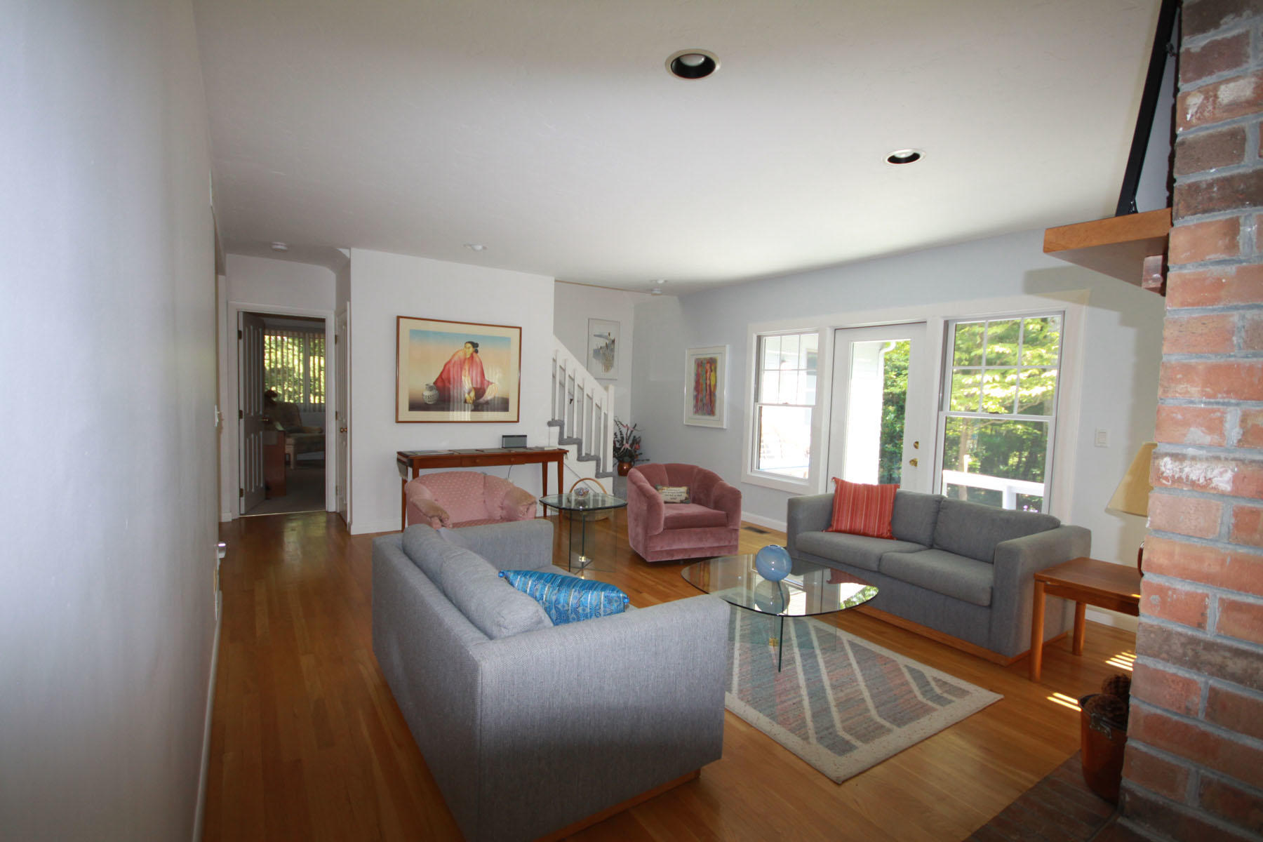 183 Fells Pond Road Mashpee, MA 02649 - Photo 3 of 19 a living room with furniture and a large window