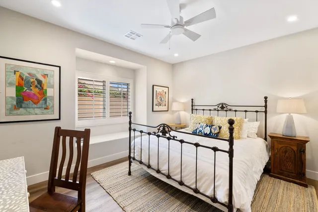 a view of a hallway with washer and dryer
