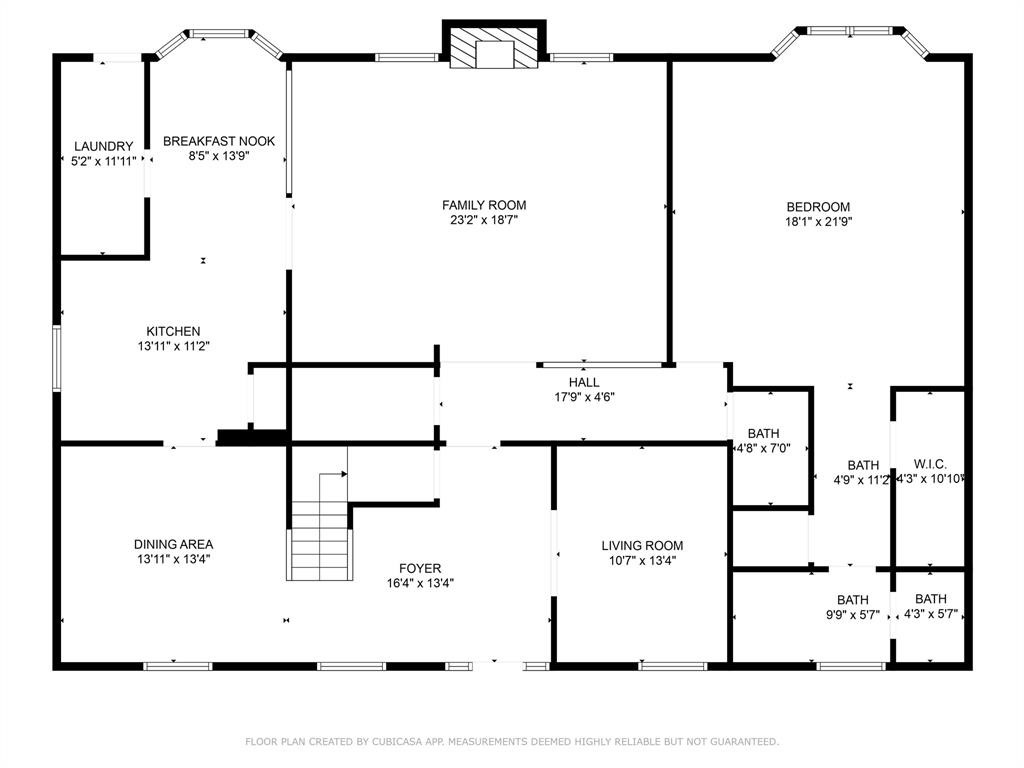 549 Brandon Road Conroe, TX 77302 - Photo 18 of 19 Downstairs floorplan