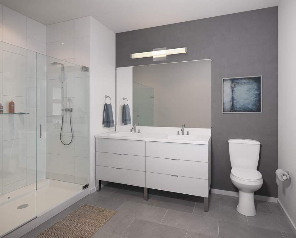 45 Lewis Street, Unit 116 Boston, MA 02128 - Photo 19 of 26 a bathroom with a toilet sink and shower