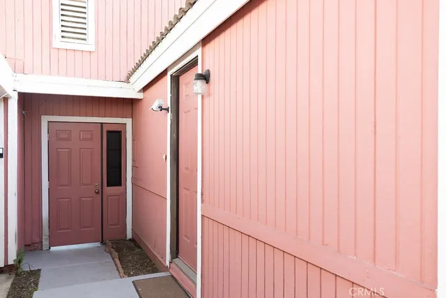 a view of front door