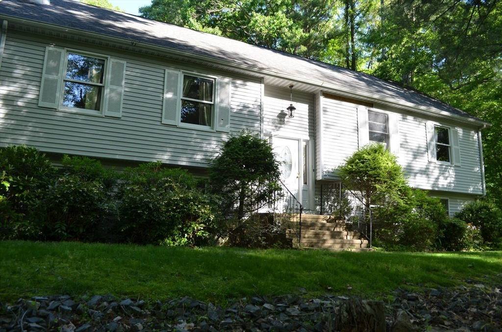 157 Southville Road Southborough, MA 01772 - Photo 2 of 13 a view of a backyard with plants and large trees