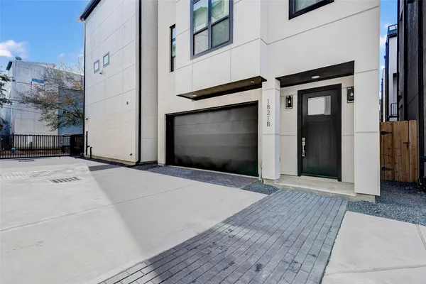 a view of front door
