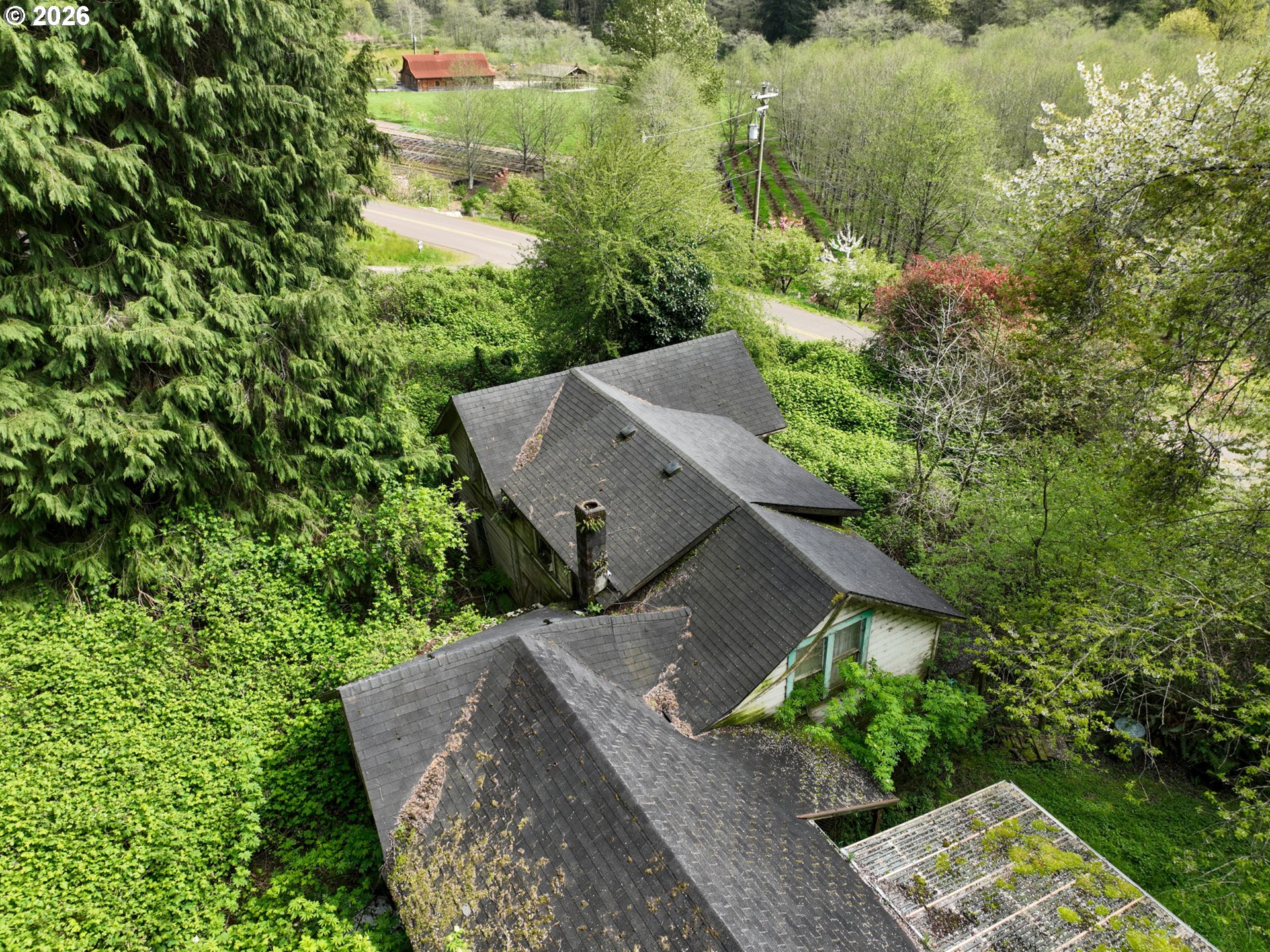9150 Kilchis River Road Tillamook, OR 97141 - Photo 9 of 20 an aerial view of a house