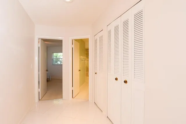 a view of cabinet with mirror