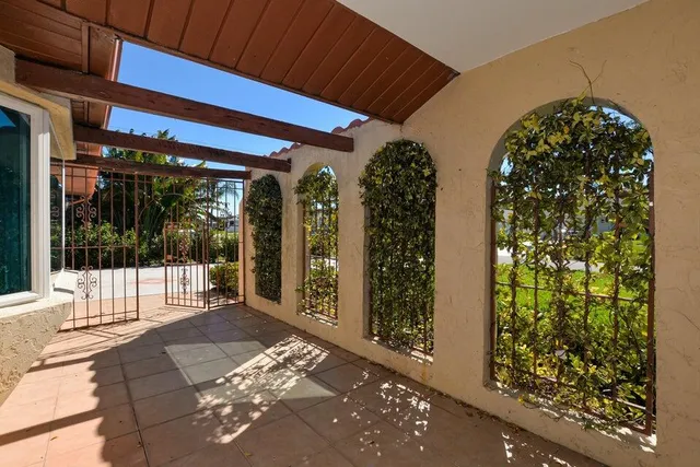 a view of a entryway door of the house