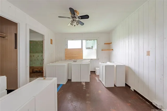 a view of kitchen and living room