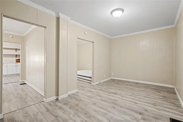 wooden floor in an empty room