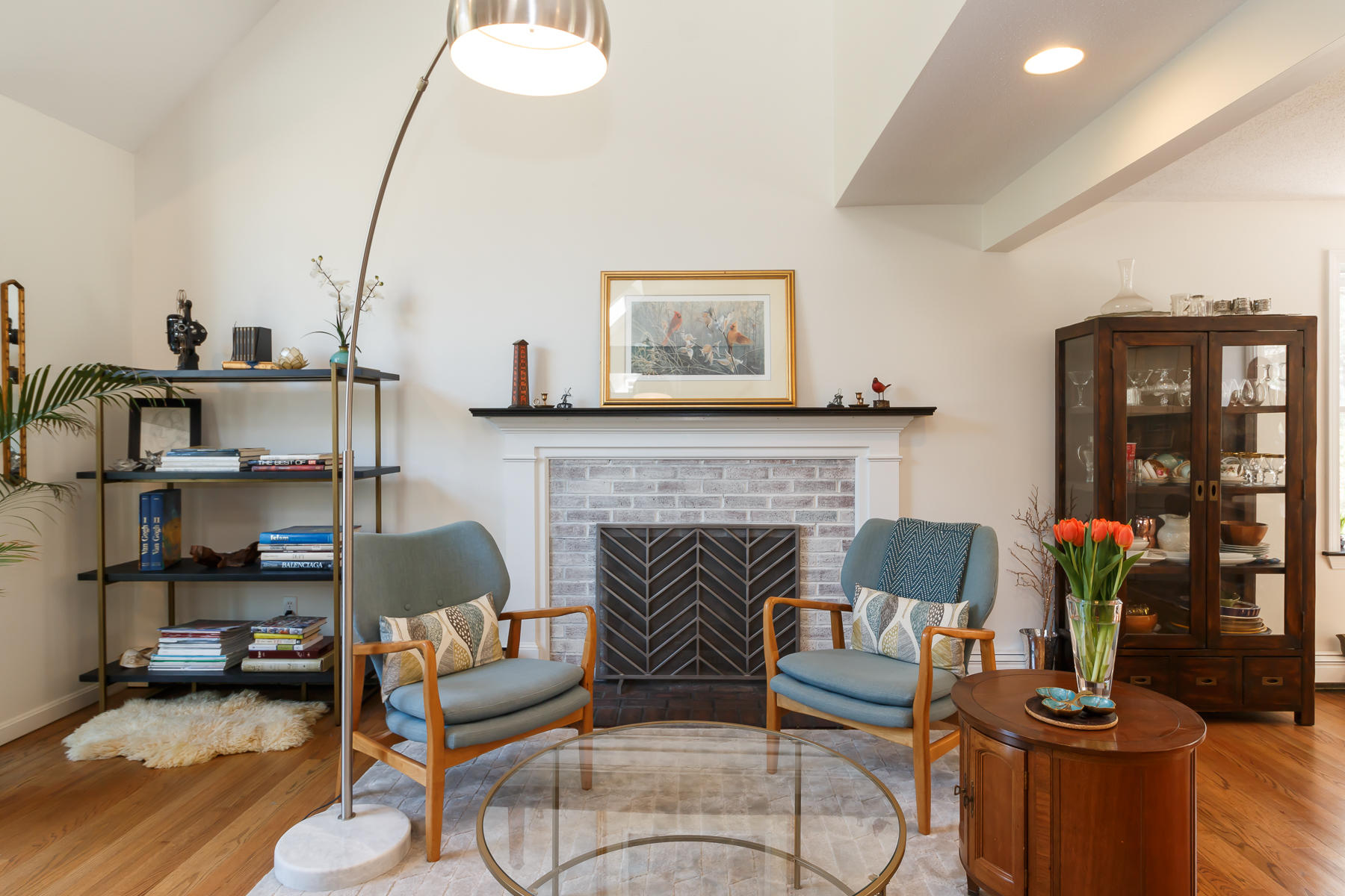 24 Green Meadow Circle Mashpee, MA 02649 - Photo 13 of 51 a living room with furniture and a fireplace