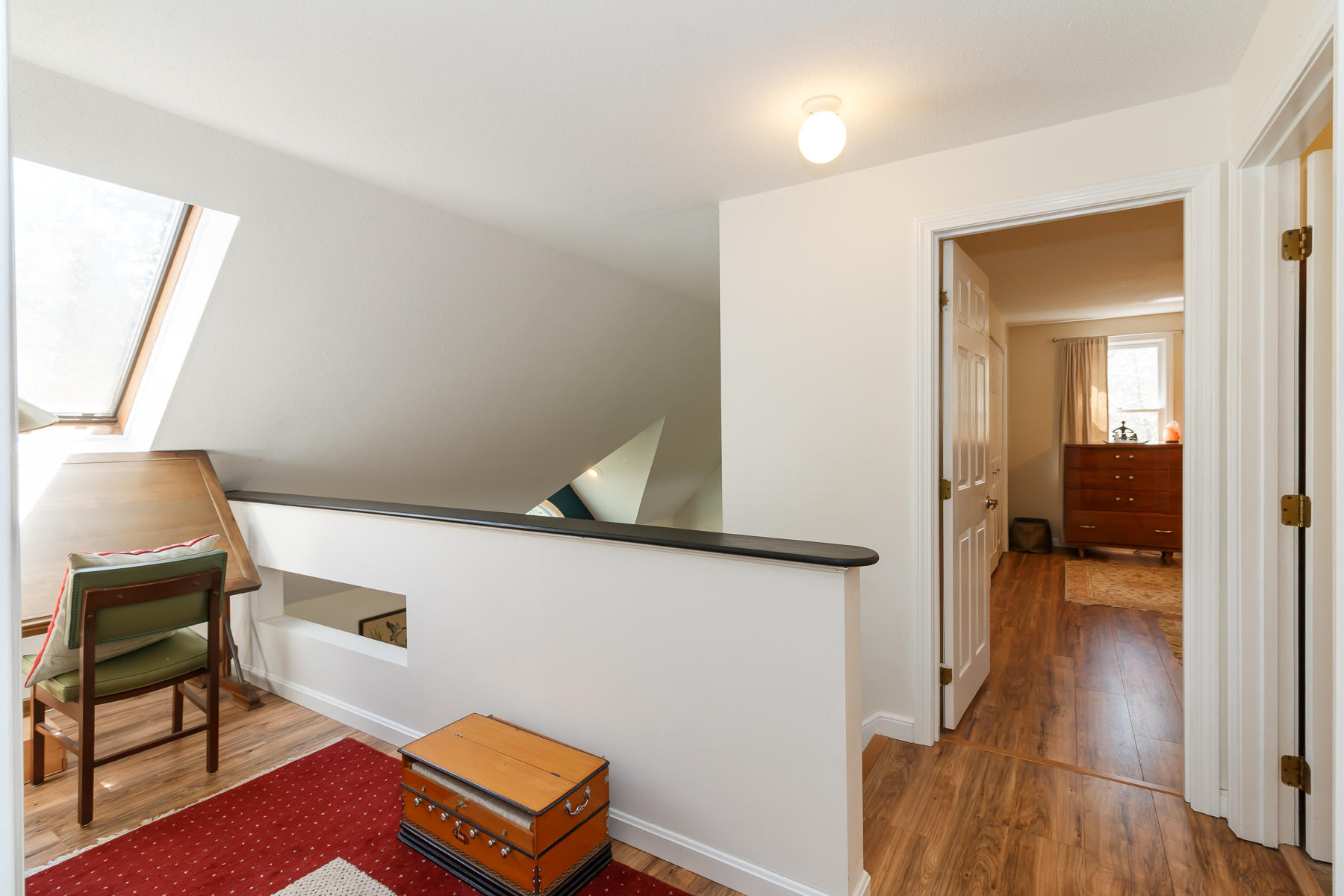 24 Green Meadow Circle Mashpee, MA 02649 - Photo 29 of 51 a view of a hallway with workspace and wooden floor