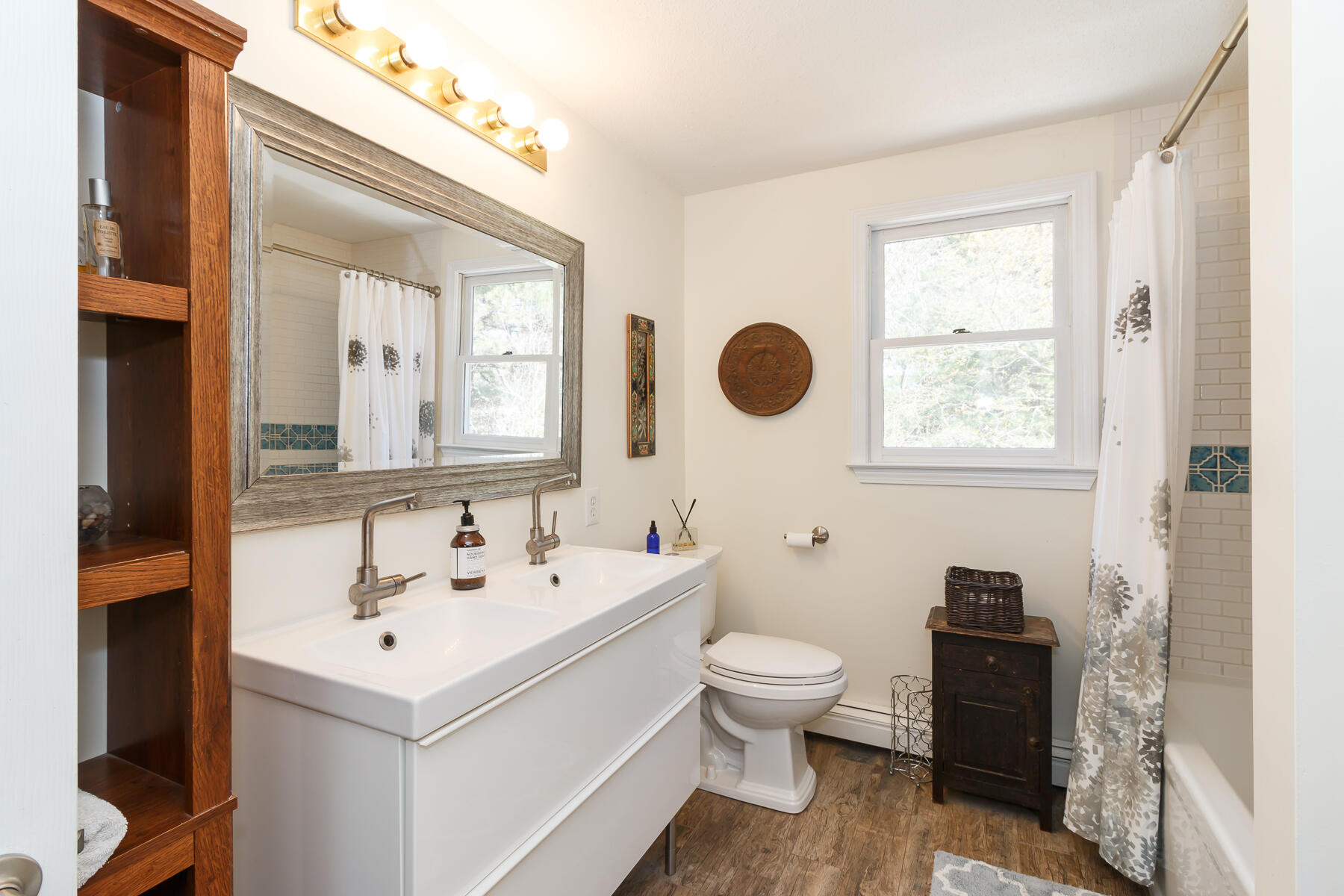 24 Green Meadow Circle Mashpee, MA 02649 - Photo 34 of 51 a bathroom with a sink and a mirror
